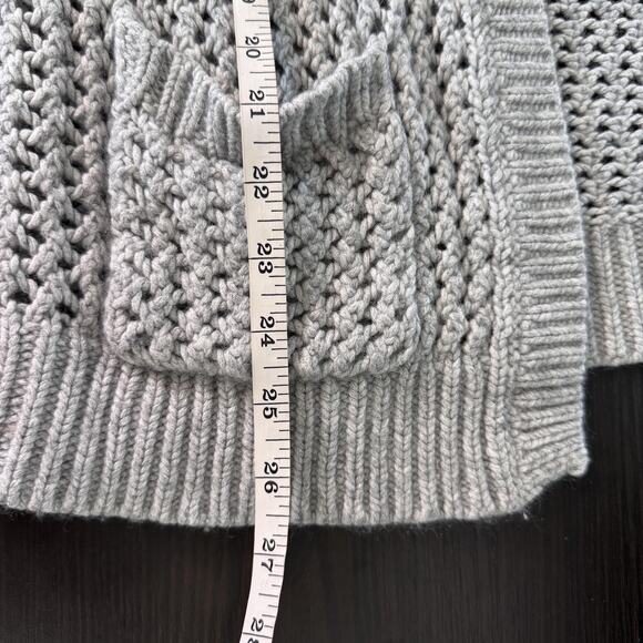 Michael Kors Cardigan Womens Large Cashmere Blend Knit Open Front Sweater - Picture 11 of 12